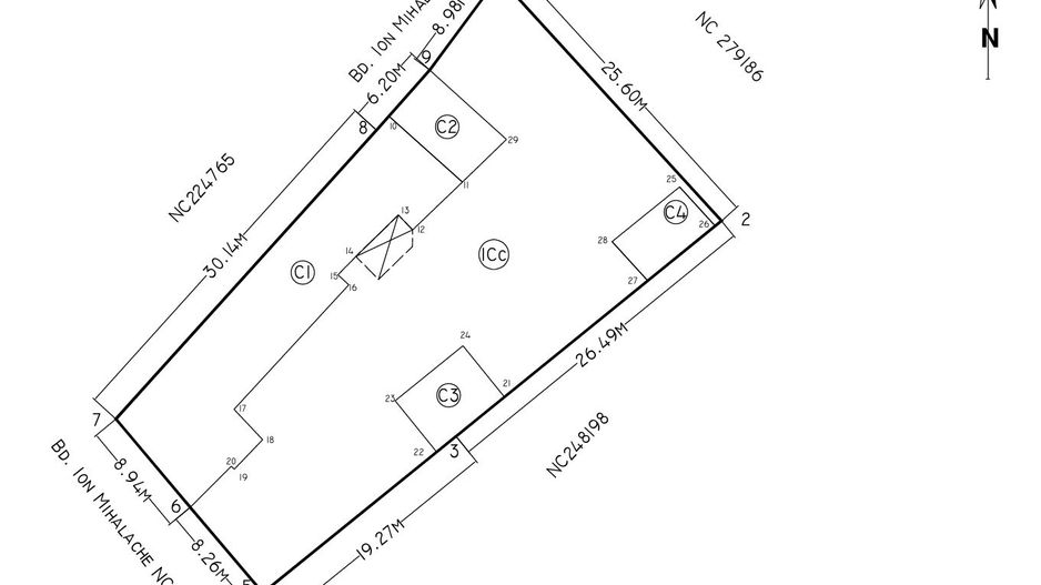 Piata Victoriei Mihalache stradal Corp Casa monument curte comuna - Poză 18