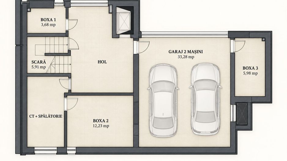 Apartament PREMIUM cu curte, terasă și lift cu acces direct în living - Poză 52