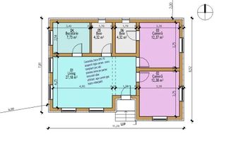 Vanzare casa individuala pe un singur nivel,  Campenesti - Poză 4