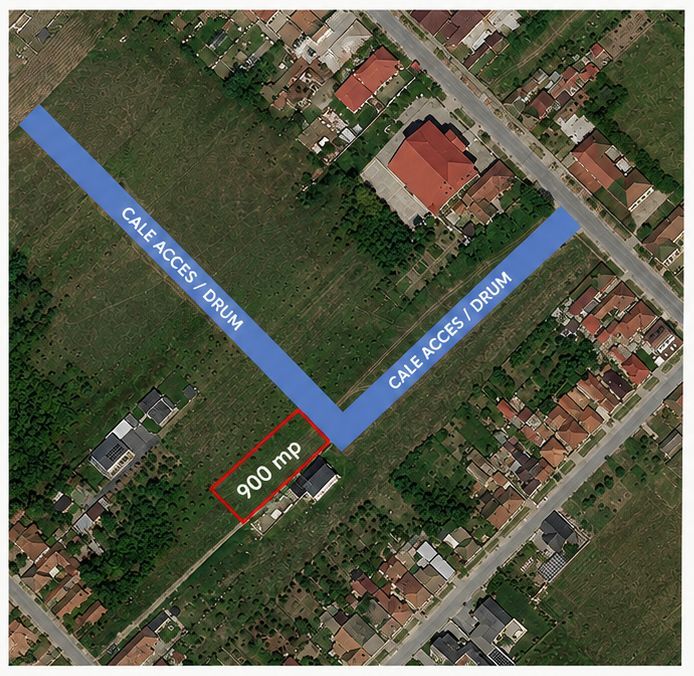 De vanzare 900 mp teren, Giarmata Vii pentru constructii ! - Poză 2