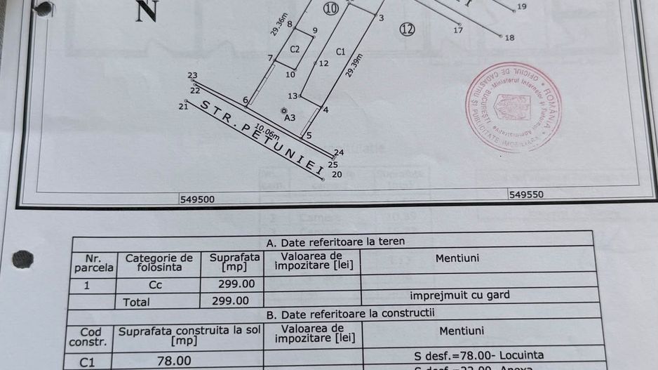 Teren 299 mp | Dublă deschidere | Gorjului – Parc Liniei - Poză 2