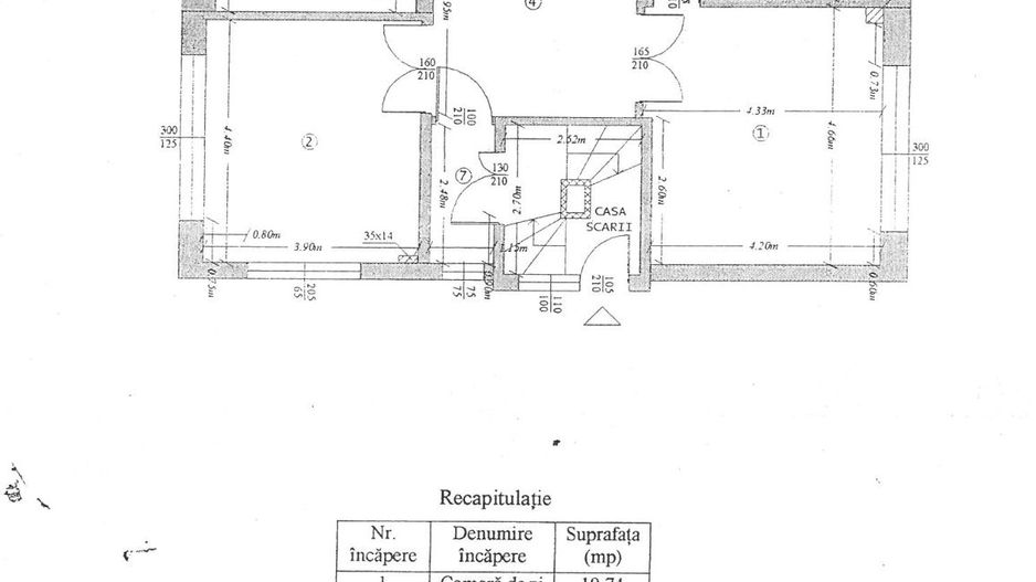 APARTAMENT 3 CAMERE | MEZANIN | PRIMAVERII - Schiță 17