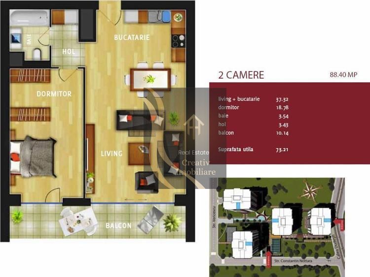 Apartament 2 camere InCity Residence -langa Bucuresti Mall Dristor - Poză 14