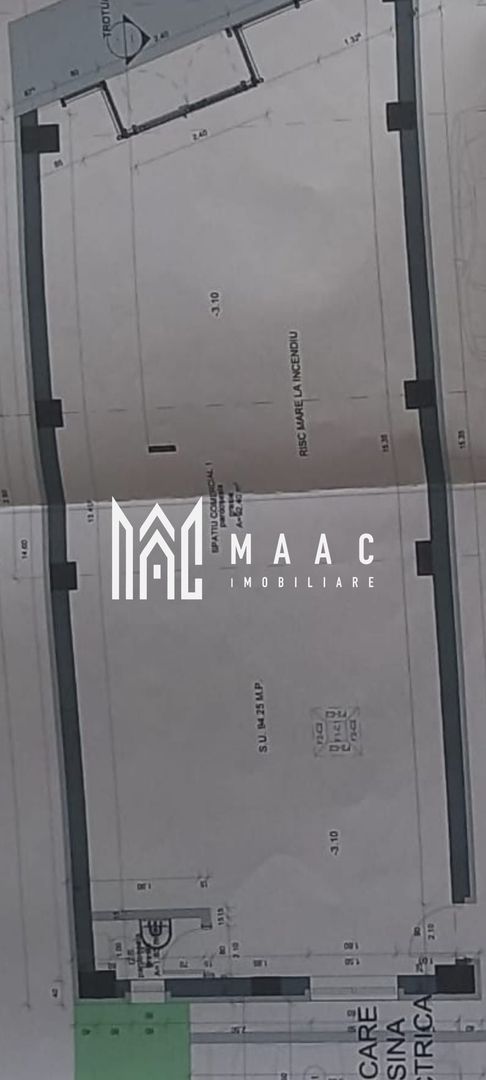 Spațiu comercial | 94.25MPU | Vad Pietonal | Turnisor - Poză 1