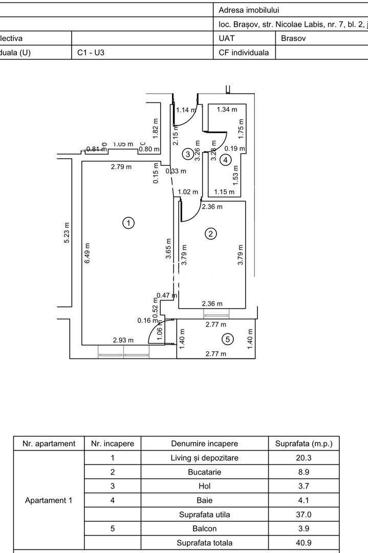 REZERVATĂ ! Bloc Intabulat/Se Accepta Credit/Incalzire in Pardoseala - Poză 11