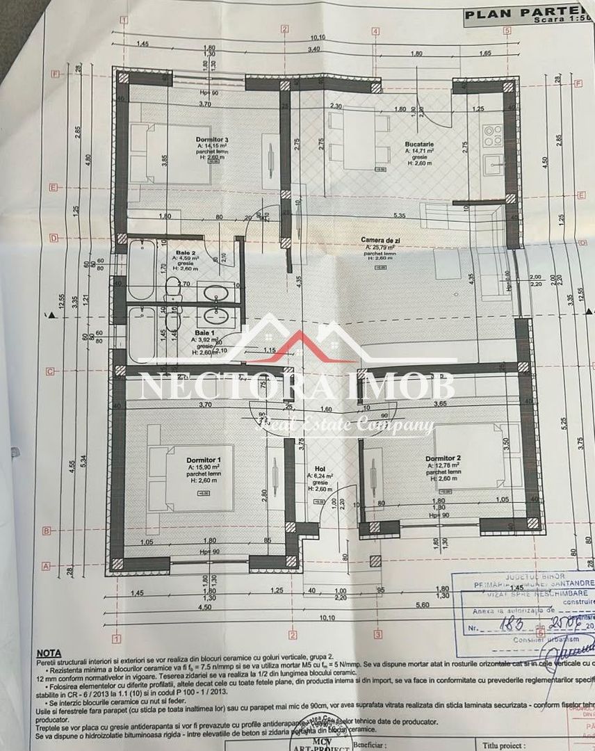 NECTORA IMOB-Casa NOUA la cheie cu 4 camere, 2 bai, 501 mp,Santandrei - Poză 18
