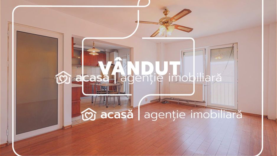 Apartament cu 2 camere în zona UTA, termoizolat. 65.400 € - Poză 1