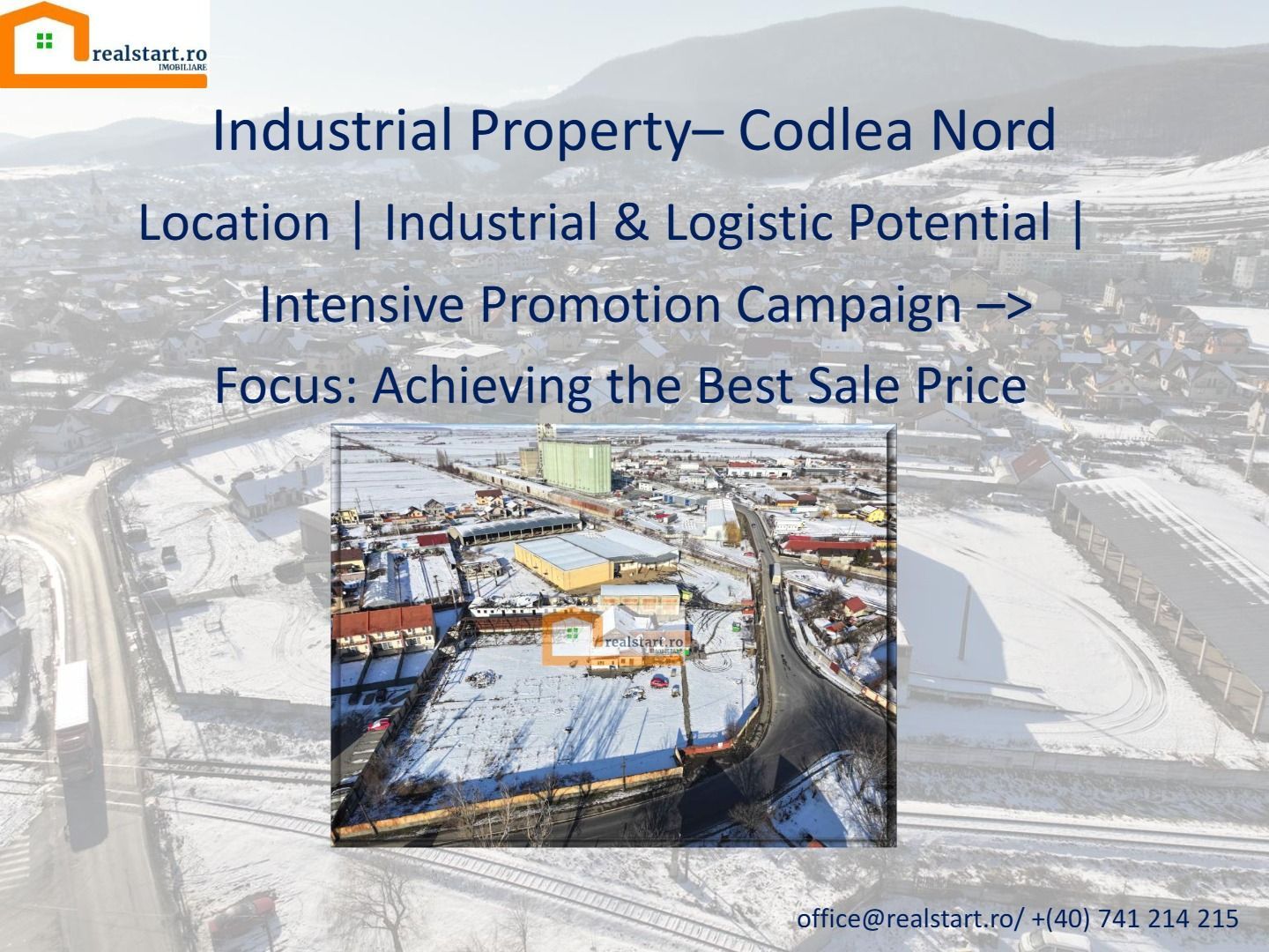 Brasov Nord, acces E60, teren 17000mp, 5600mp cladiri, D 155ml la DJ112A, - Poză 19