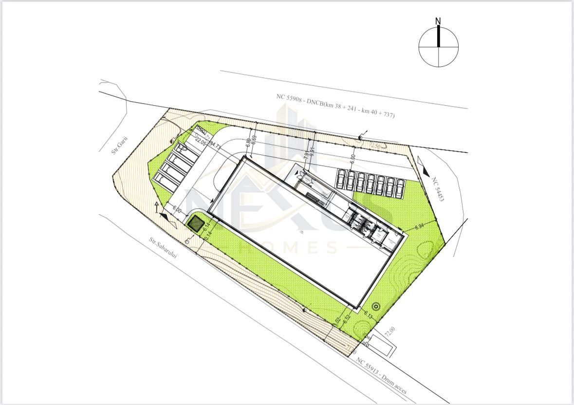 Teren  betonat 3.060 mp- Acces TIR-Utilități complete -Centura DNCB - Poză 4