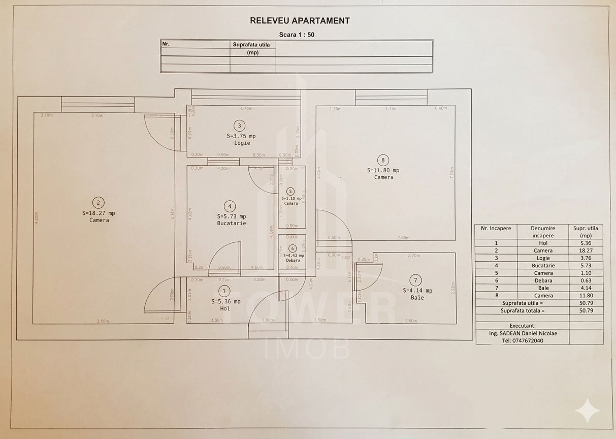 Apartament vanzare 2 camere , et.1, decomandat - Poză 7