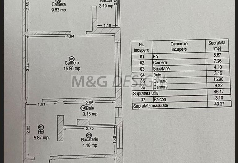 Apartament cu 3 camere Iosefin cu centrala - Poză 19