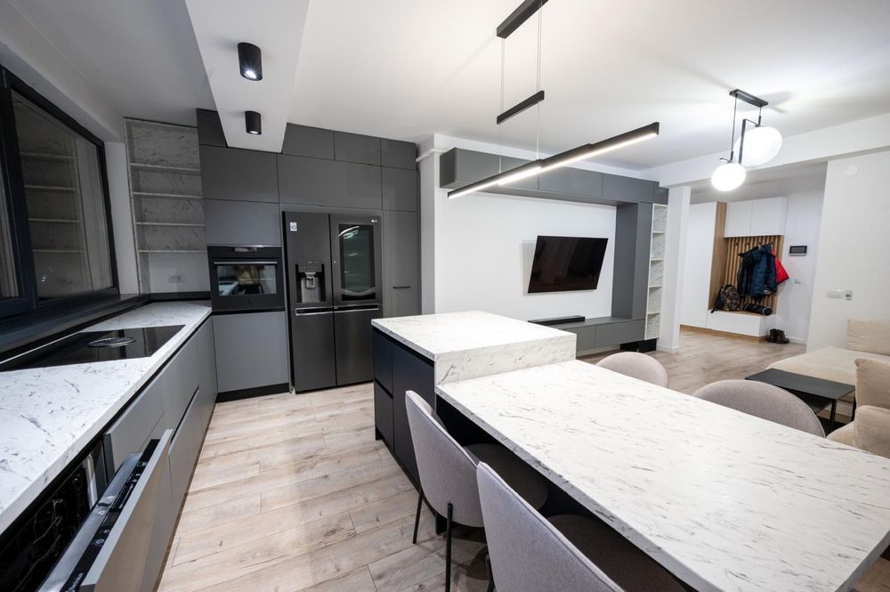 Apartament 3 camere / 2 băi complex Central Parc - mobilat complet - Poză 1