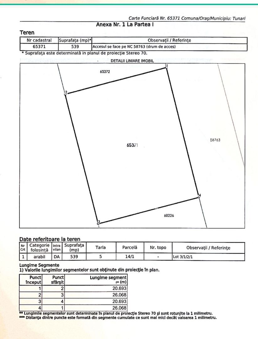 Teren de vânzare | Dimieni – Tunari - Poză 1