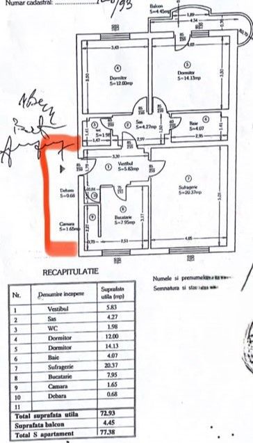 Vanzare 3 Camere Vizavi Mall Vitan Centrala Proprie Renovat 2022 Parcare PS3 - Poză 3