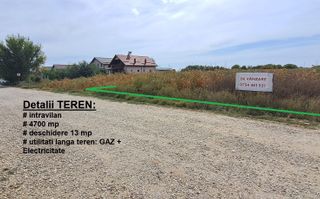 Palanca - Floresti - Stoenesti, Jud. Giurgiu, teren 4700 mp, utilitati - Poză 2