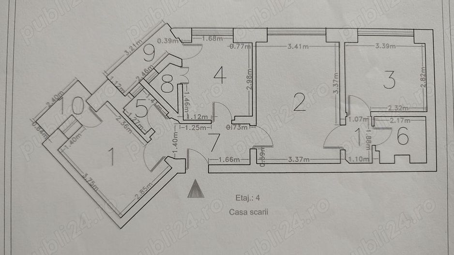 Vand apartament 3 camere, bloc BCA, Micro 16,Satu Mare - Poză 7