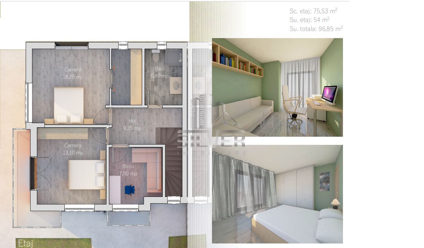 Casa  tip duplex/Zona strazii Urusagului. - Poză 6