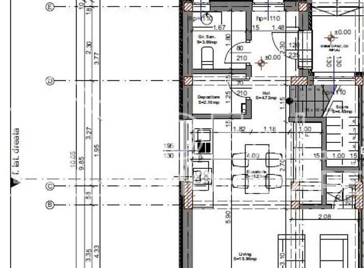 Triplex 3 camere, Șelimbăr | Mobilat & utilat | P+E+Pod | Terasă & grădină - Schiță 12