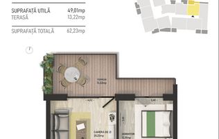 Ultimul apartament in ansamblul The Nest, predare imediata