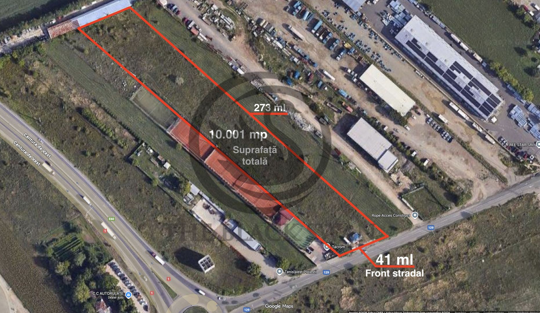 Teren intravilan de vanzare | 10.001 MP | Ploiesti  Vest | Comision 0% - Poză 1