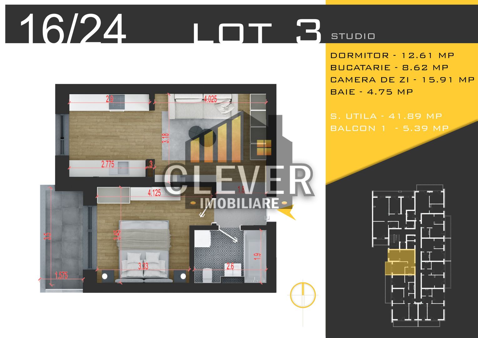 Promo Apartament 2 camere, Comision 0%, Theodor Pallady - Schiță 11