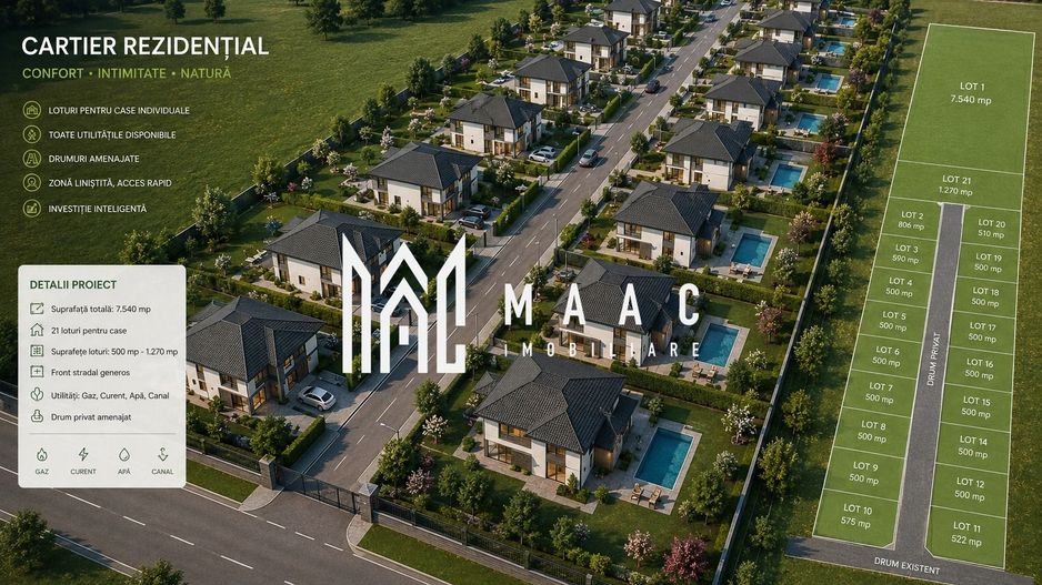 Teren extravilan 800 mp | Daia, Sibiu | Carte Funciară - Poză 2