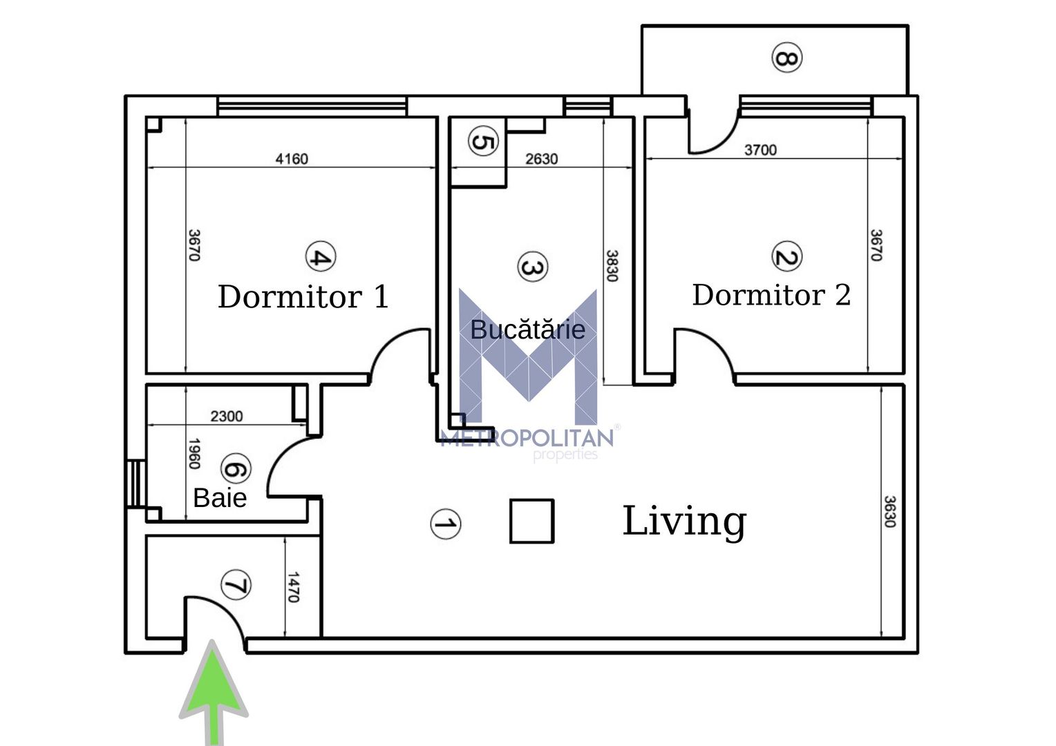 [Exclusiv] Apartament 3 camere 77 mp, în Gruia, cu garaj - Poză 21
