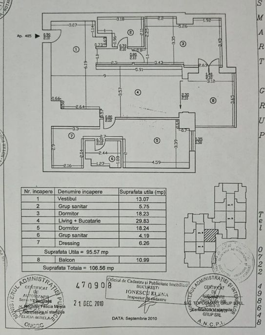 3 camere 107 mp ||  Upground Residence - Schiță 15