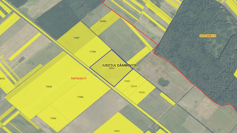 Teren agricol 13,5 hectare | Tartasesti | Ciocanesti | DB - Poză 2