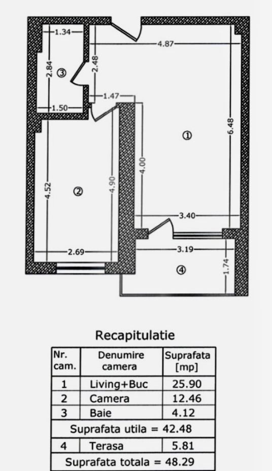 Apartament doua camere - GranVia Park Plaza - Poză 8