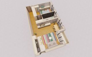 Apartamente cu 2 camere cu incalzire in pardoseala | 1 loc de parcare - Poză 4