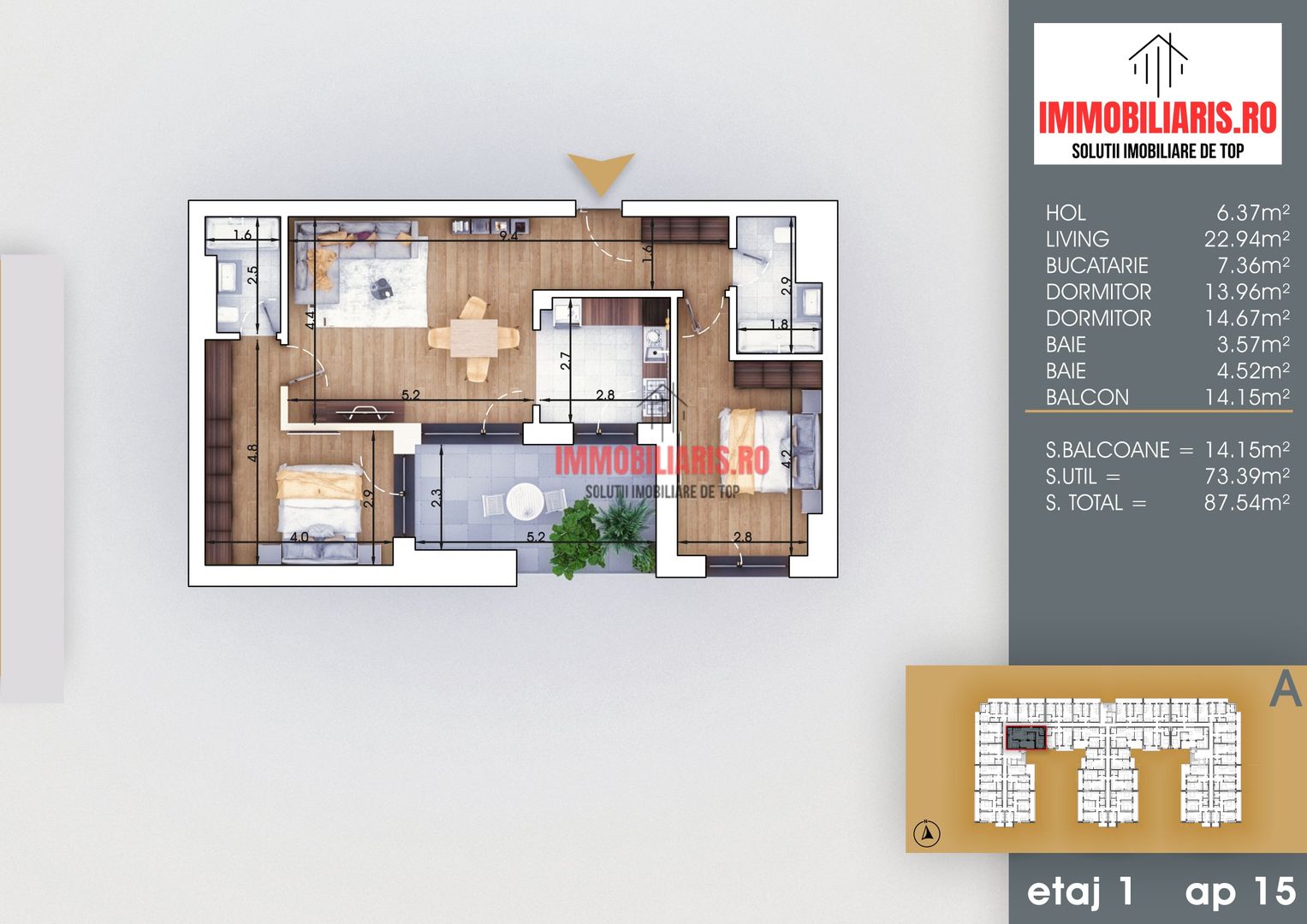 Metrou N. Teclu 7 minute, Finisaje Premium la alegere, Dezvoltator - Poză 2