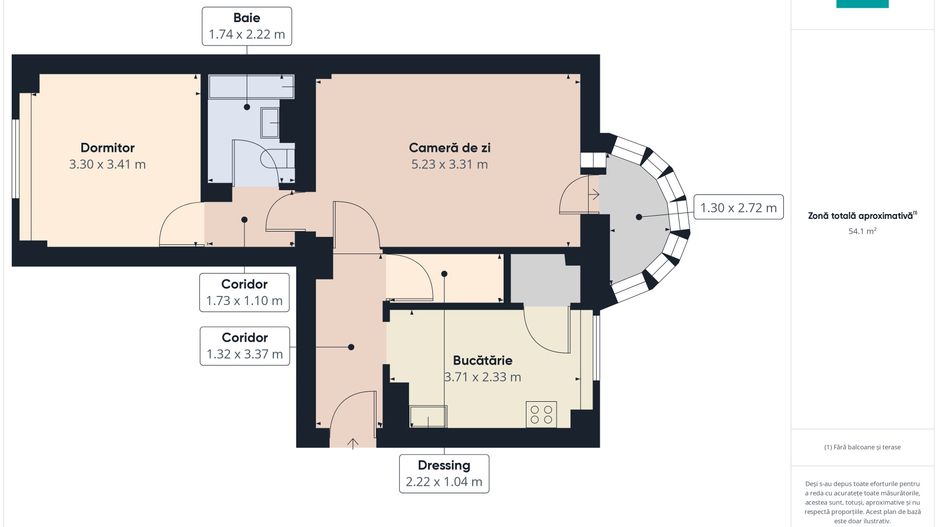 Apartament 2 camere Intim - Poză 11