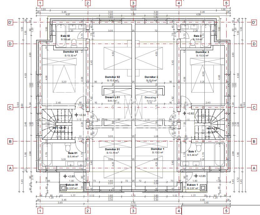 Duplex elegant cu 4 camere, curte și loc de parcare – design modern, Șura Mică - Schiță 9