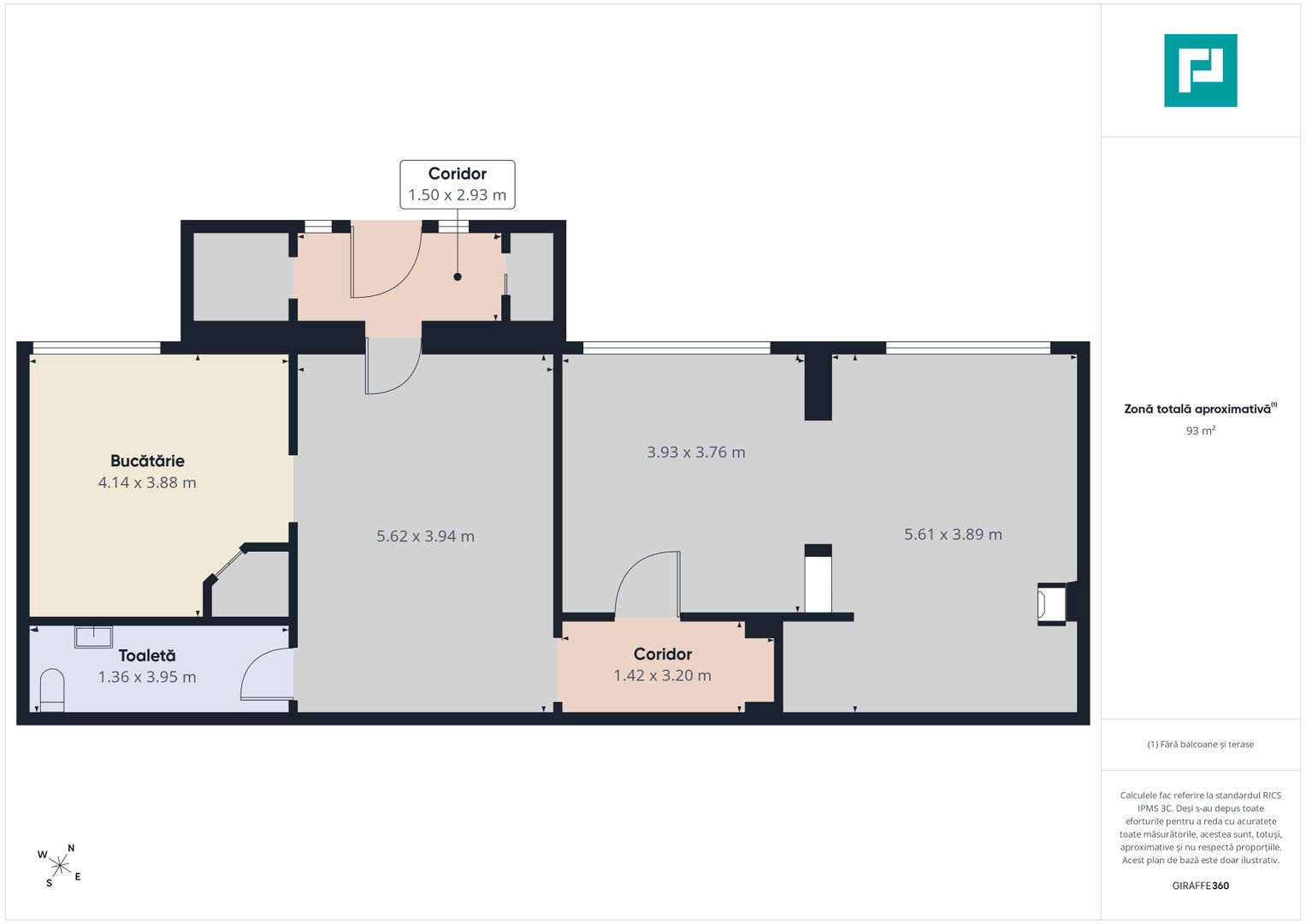 Apartament 3 camere, 100 mp, Bucovăț - Poză 6
