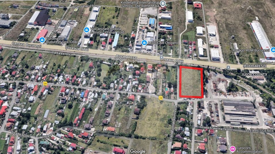 🏷️ Teren de vânzare / Inchiriere – Otopeni, Șos. Odăi – 8551 mp - Poză 2