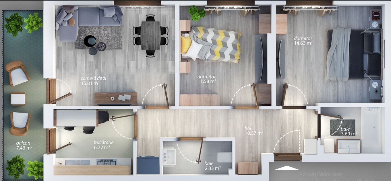 3camdec+2bai/sec4, A.Persu/Mall Grand Arena,parc T.Arghezi - Poză 1