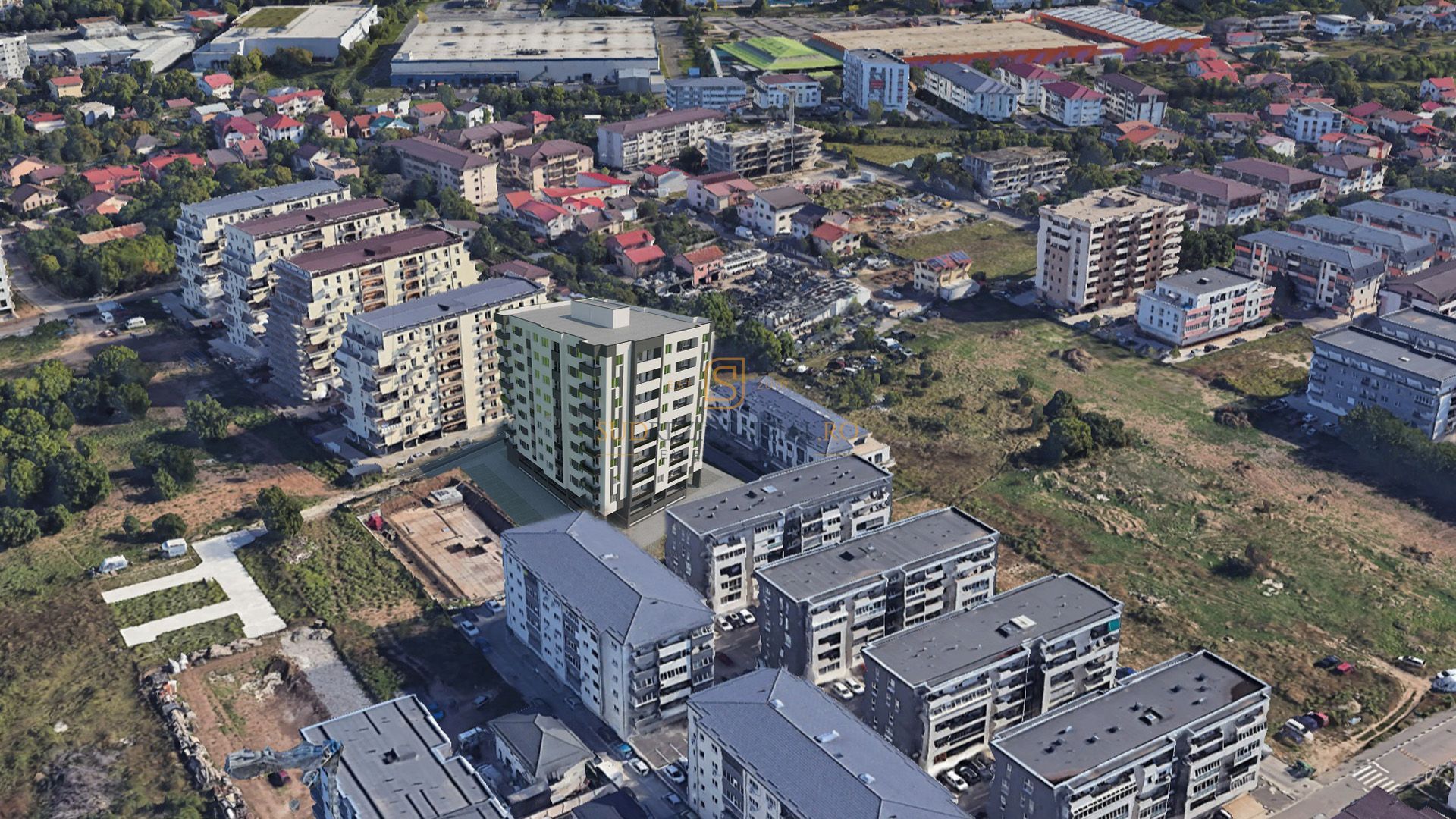 Teren cu autorizatie de constructie, D+P+6E+7ER+8ER, zona MEtalurgiei - Poză 1