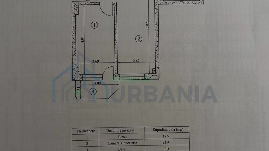 Apartament 2 camere în complex Royal Town, bloc R7, Iași - Poză 3