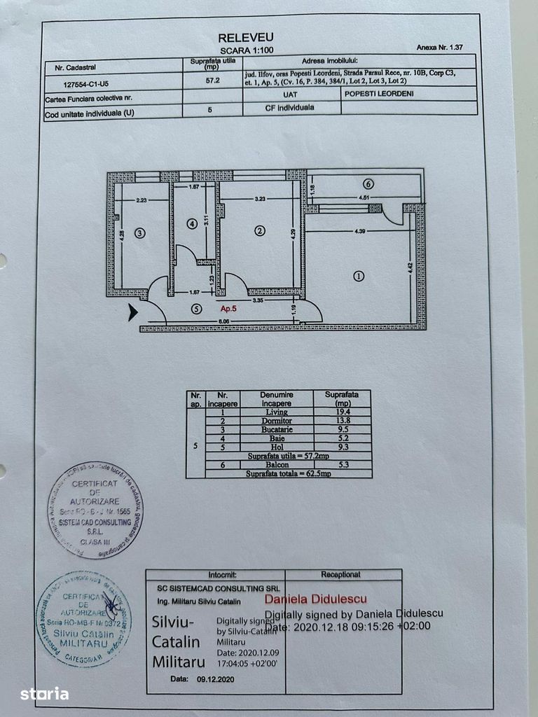 Ap. 2 camere SOS. OLTENITEI - gata de mutare! - Poză 10