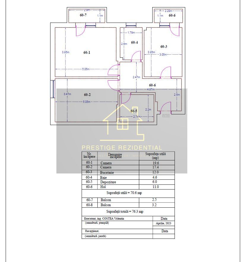 Ap. 2 camere finalizat-76mp+Parcare Demisol_Metrou-5min.-Titan-Pallady - Poză 1