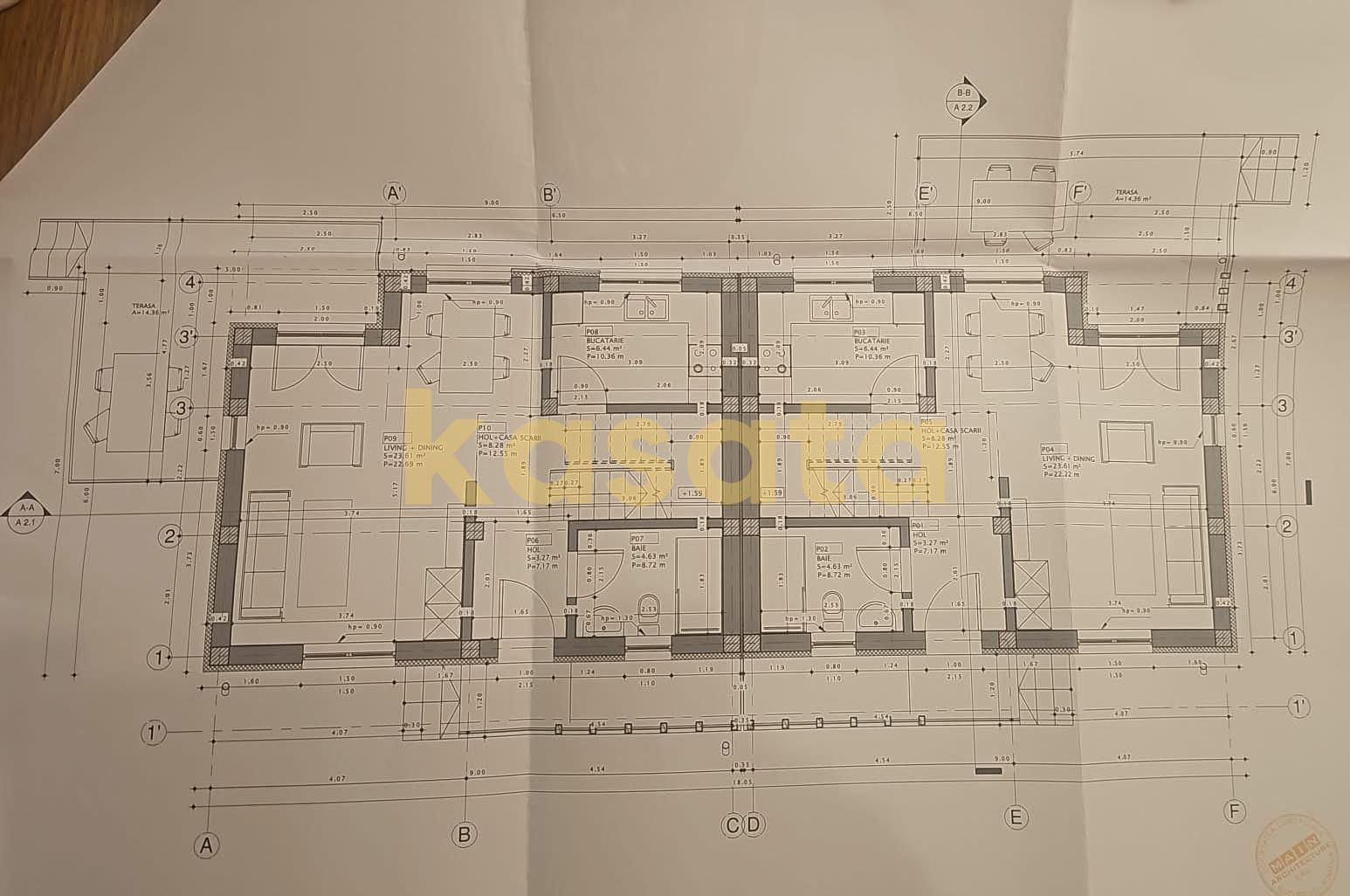 Duplex | Unitate Individuala La Gri | 4 Camere | Mansarda | Terasa - Schiță 11