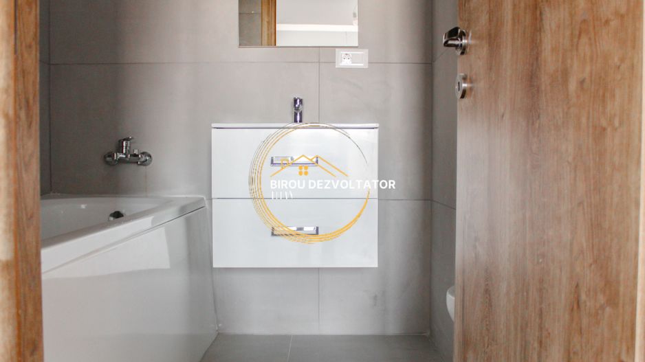 Ansamblu Modern 2 bai Bucatarie inchisa Metrou Teclu titan Pallady - Poză 8