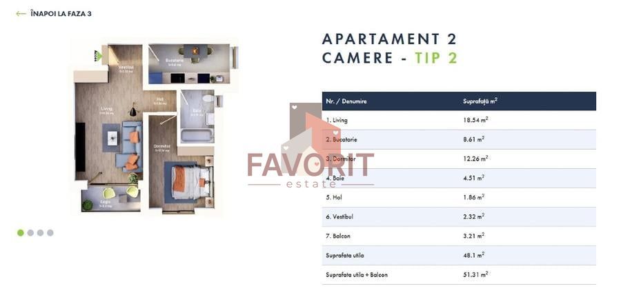 2 camere | bloc nou in oras | etaj 1 | zona excelenta | - Poză 11