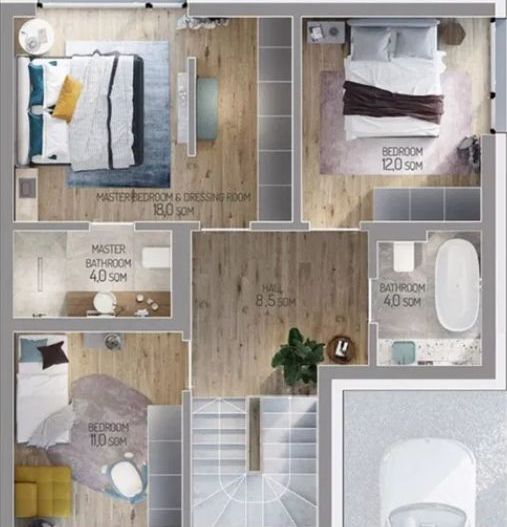 Casa 4 camere | Amber Forest | Tunari | Pipera | Otopeni - Poză 13