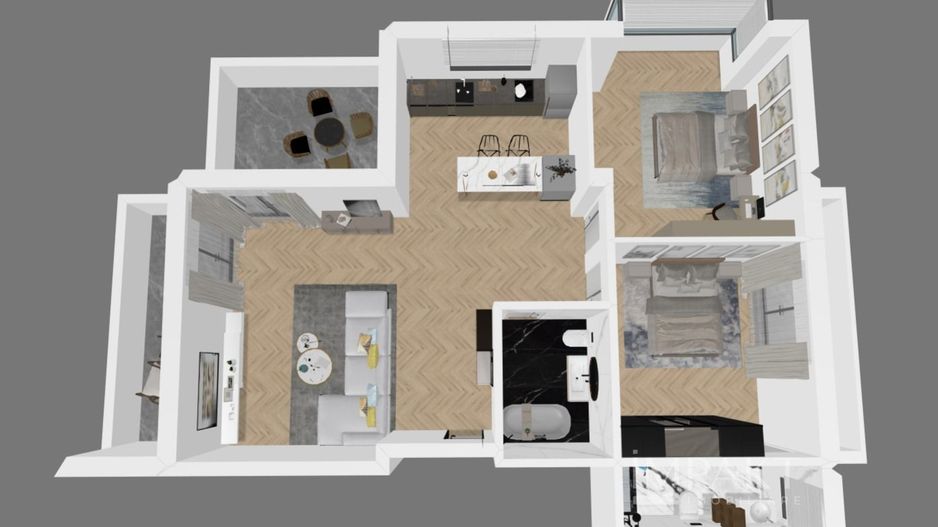 Penthouse cu Vedere Panoramica si Linistea Padurii | Terra, Floresti - Poză 3
