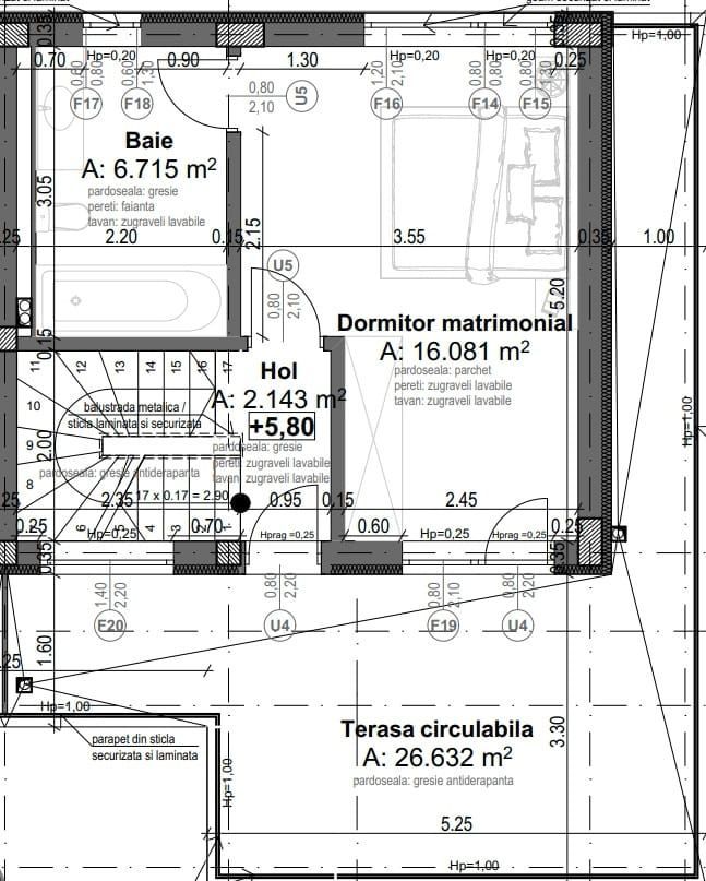 Vila de tip duplex 4 camere  Titan Pallady - Schiță 8