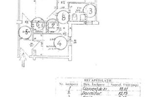 Apartament 2 camere renovat in bloc reabilitat Lujerului, Militari - Schiță 6