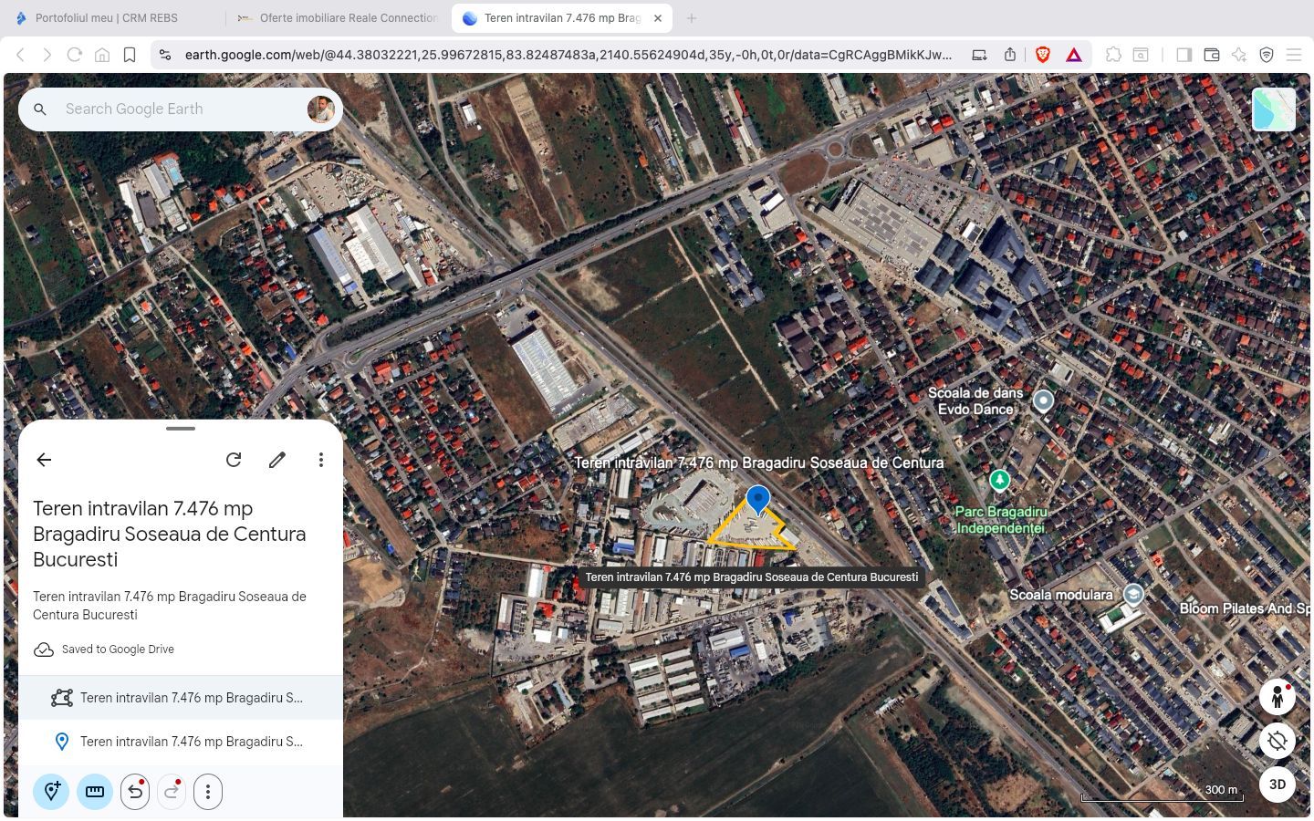 Teren intravilan 7.476 mp Bragadiru Deschidere 80 ml Soseaua de Centura - Poză 3