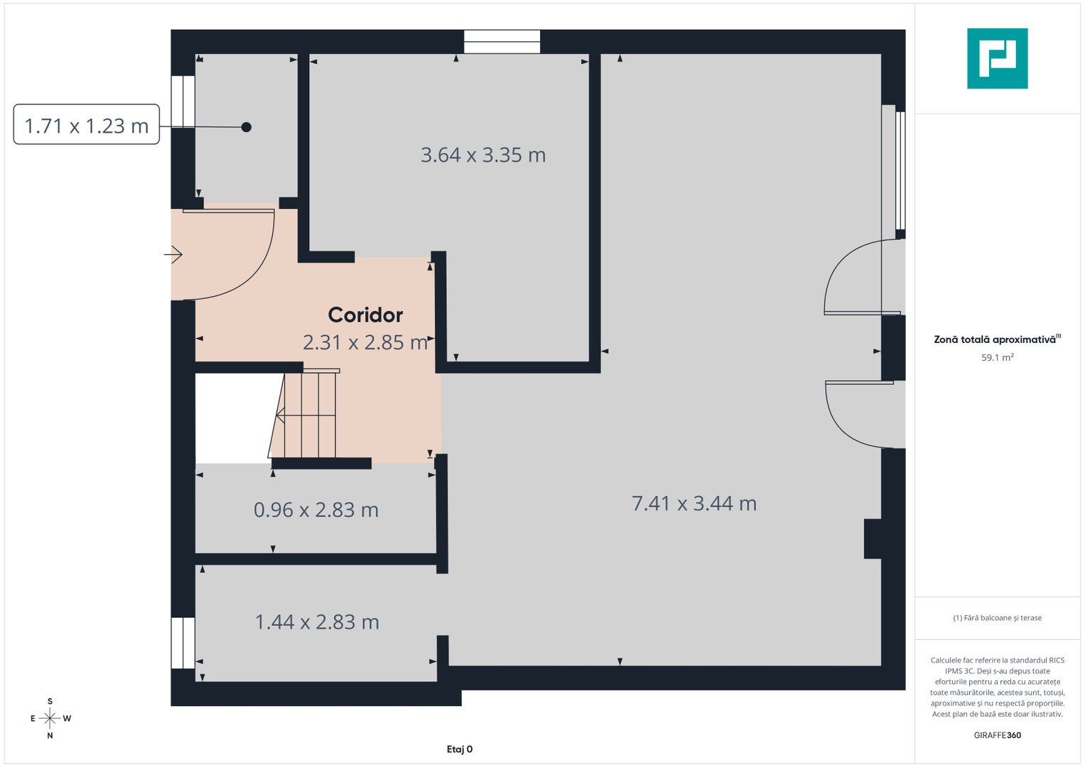 Duplex spațios 102 mp utili, teren 350mp in Covaci - Poză 22